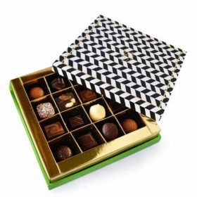 Chevron Green Box By Lal's