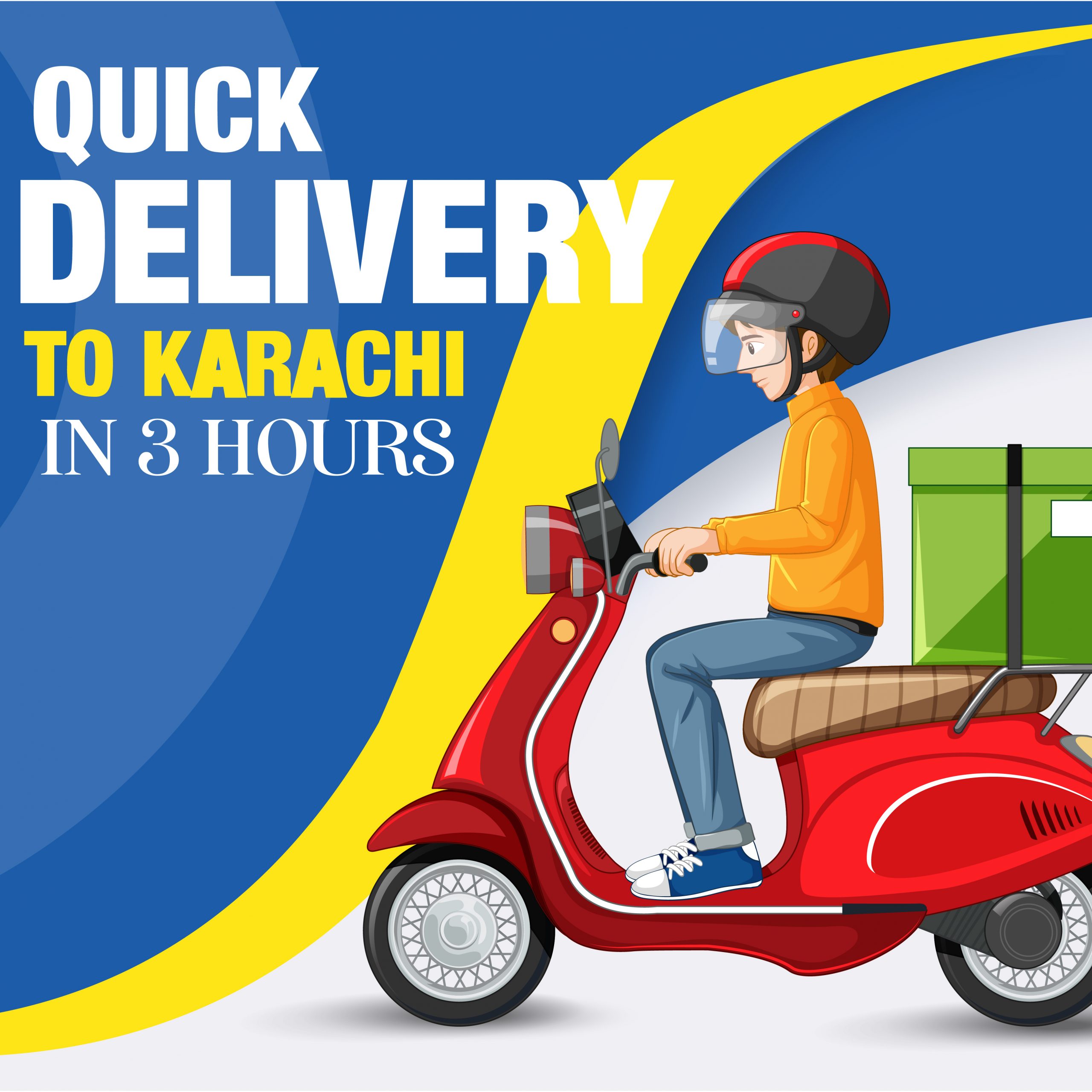 rush delivery to karachi